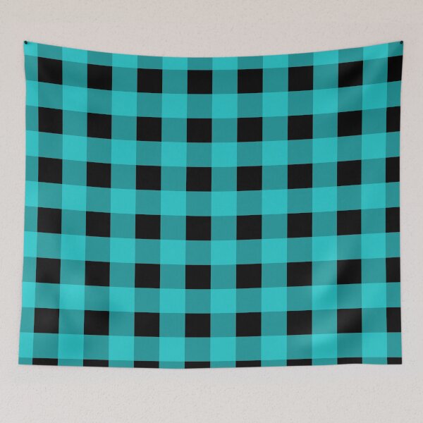 Item preview, Teal and Black Buffalo Plaid designed and sold by Darcy777.