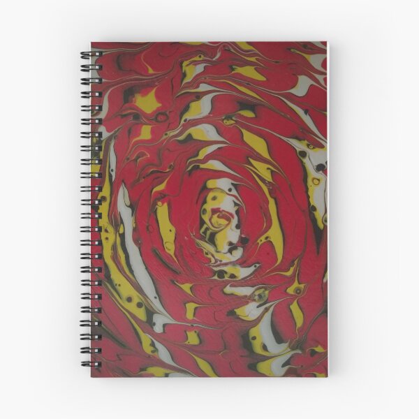 Item preview, Red and Yellow Twirl designed and sold by Annabellepaints.