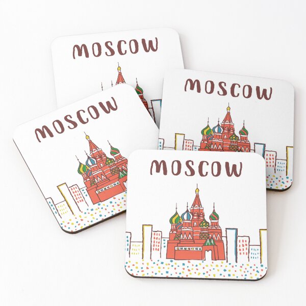 Item preview, Moscow Skyline St. Basil's Cathedral designed and sold by Luciana Lakowsky.