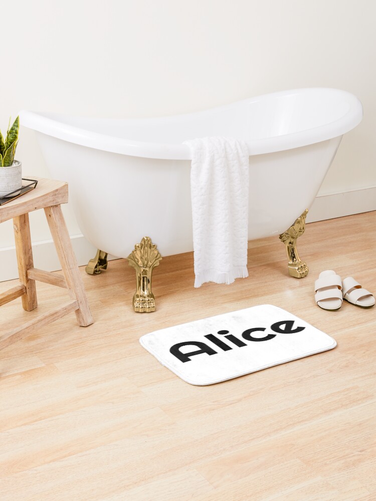 Thumbnail 2 of 6, Bath Mat, Alice designed and sold by ProjectX23.