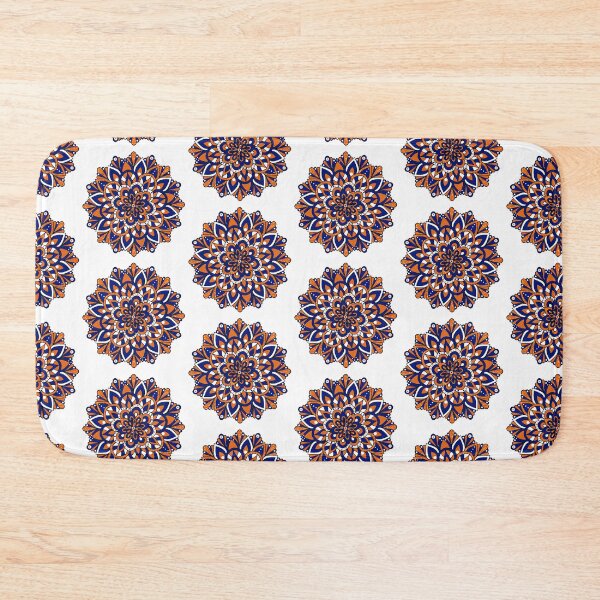Item preview, blue and orange mandala designed and sold by briegot.