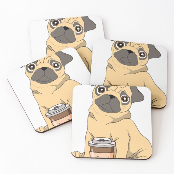 Item preview, Pug Puppy And Coffee designed and sold by ParkerStore.