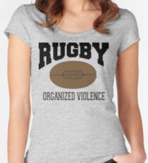 Funny Rugby Women's Fitted Scoop T-Shirt