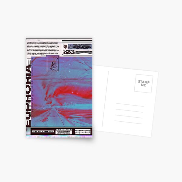 EUPHORIA / Poster Design Postcard