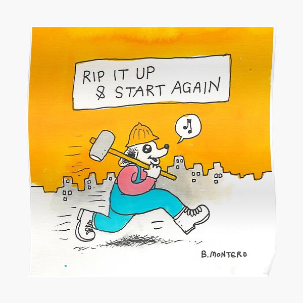 Rip It Up And Start Again Poster