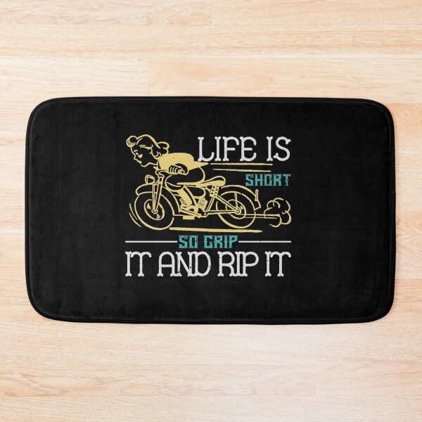 Item preview, life is short so grip it and rip it designed and sold by Khalmer ⭐⭐⭐⭐⭐.