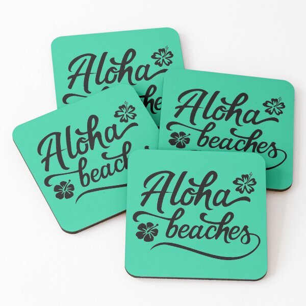 Item preview, Aloha Beaches Summer Vacation Quotes designed and sold by MysticMagpie.