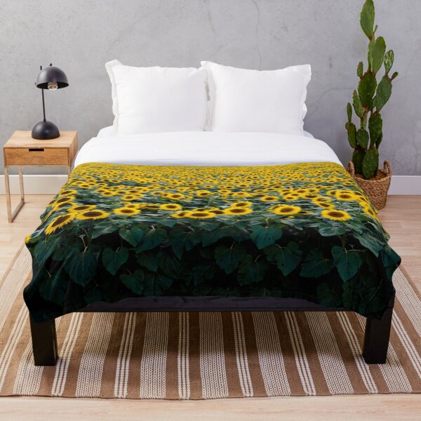Item preview, Field of yellow sunflowers in Wisconsin  designed and sold by photos-thoughts.