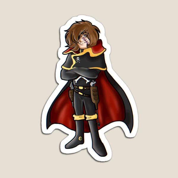 Item preview, Captain Harlock / Albator  designed and sold by spacedoutstudio.