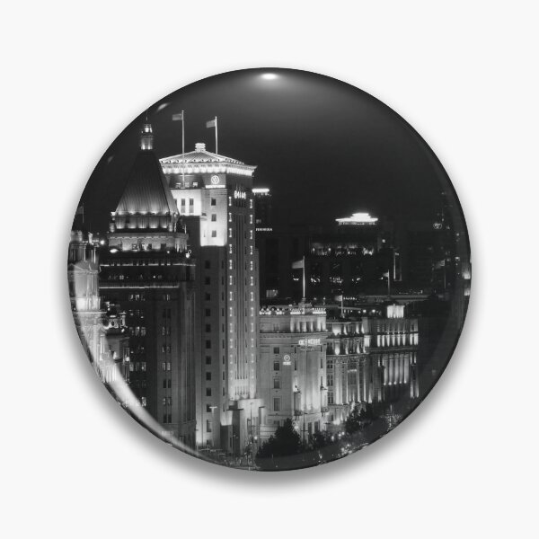 Item preview, The Bund at Night - BW designed and sold by David Thompson.