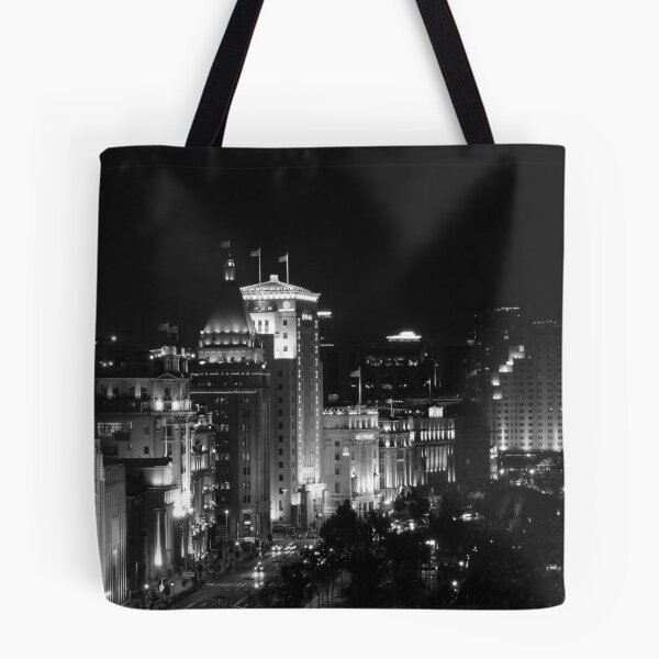 Item preview, The Bund at Night - BW designed and sold by David Thompson.