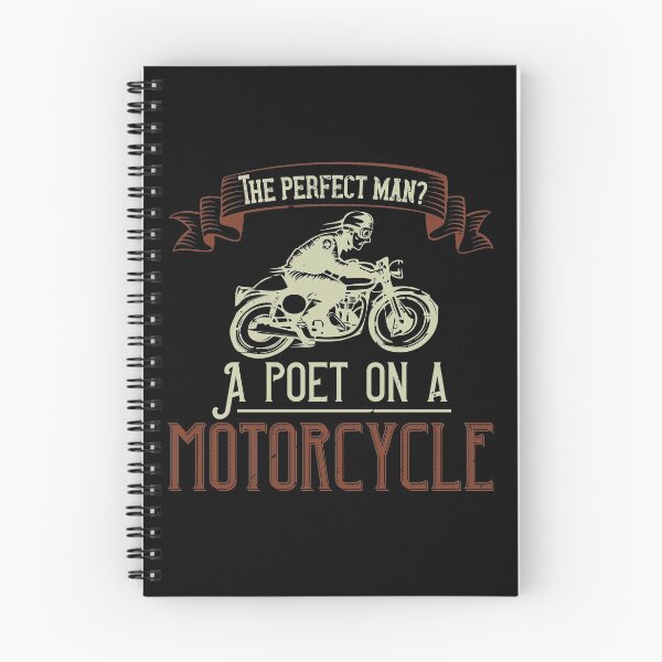 Item preview, The perfect man A poet on a motorcycle designed and sold by Khalmer ⭐⭐⭐⭐⭐.
