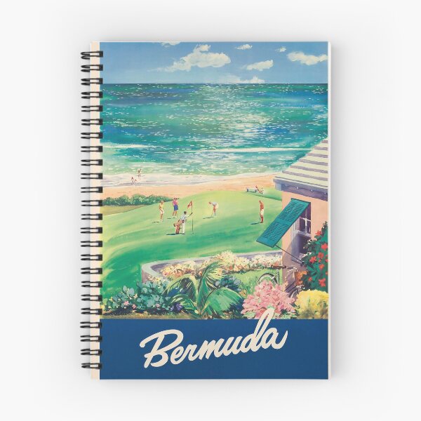Item preview, Bermuda vintage travel poster designed and sold by stickart-marek.