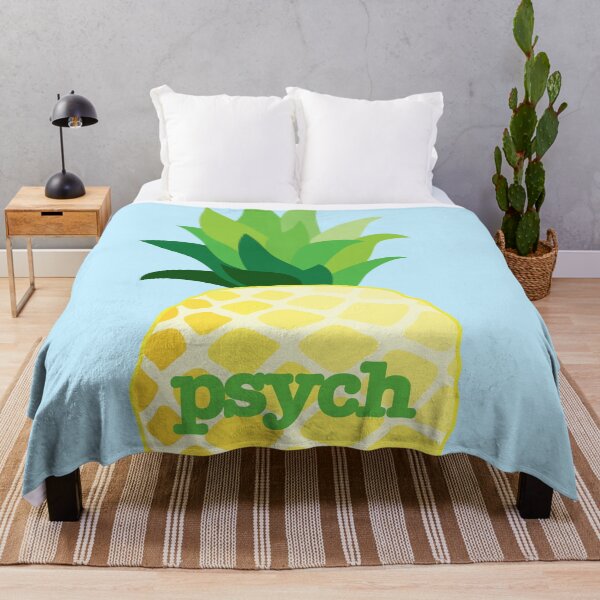 Vista previa del artículo con la obra «Psych TV - Piña», diseñado y vendido por melinarae.