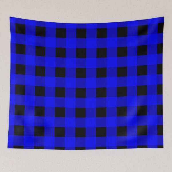 Item preview, Royal Blue and Black Buffalo Plaid designed and sold by Darcy777.