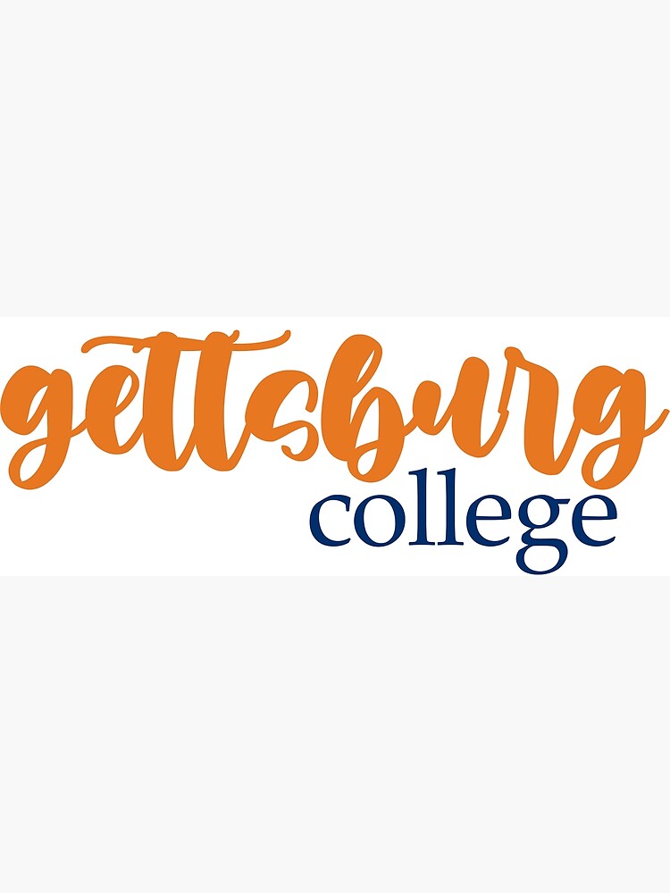 "Gettysburg College" Poster by kayleeoconnor Redbubble