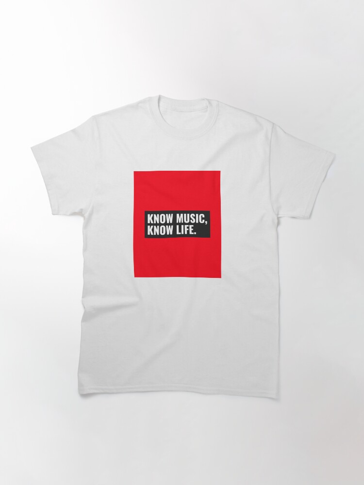 Alternate view of TheCoffeeCupLife: Know Music, Know Life. Classic T-Shirt