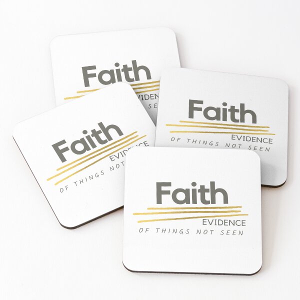 Item preview, Faith, Evidence of Things Not Seen, Heb. 11:1 designed and sold by bk2218.
