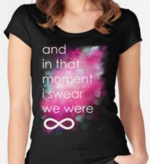 the perks of being a wallflower Women's Fitted Scoop T-Shirt
