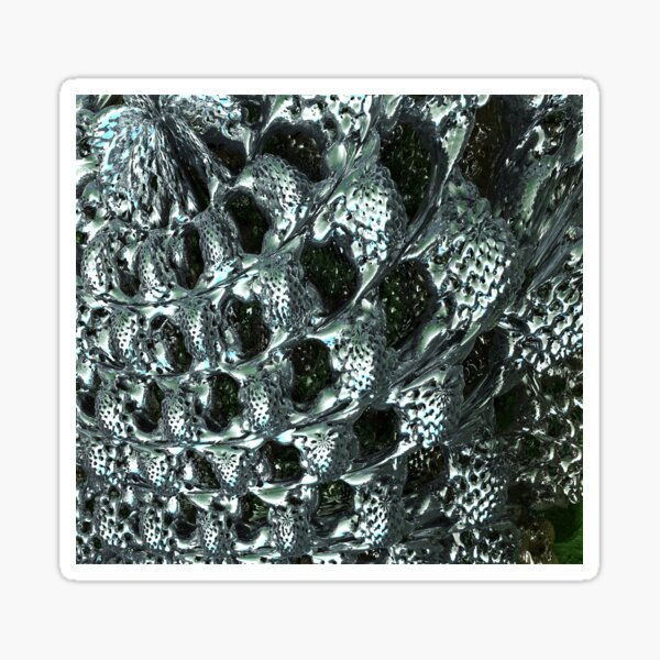 Chrome texture Sticker