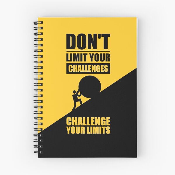 Item preview, Don't Limit Your Challenges, Challenge Your Limit - Gym Motivational Quotes designed and sold by Labno4.