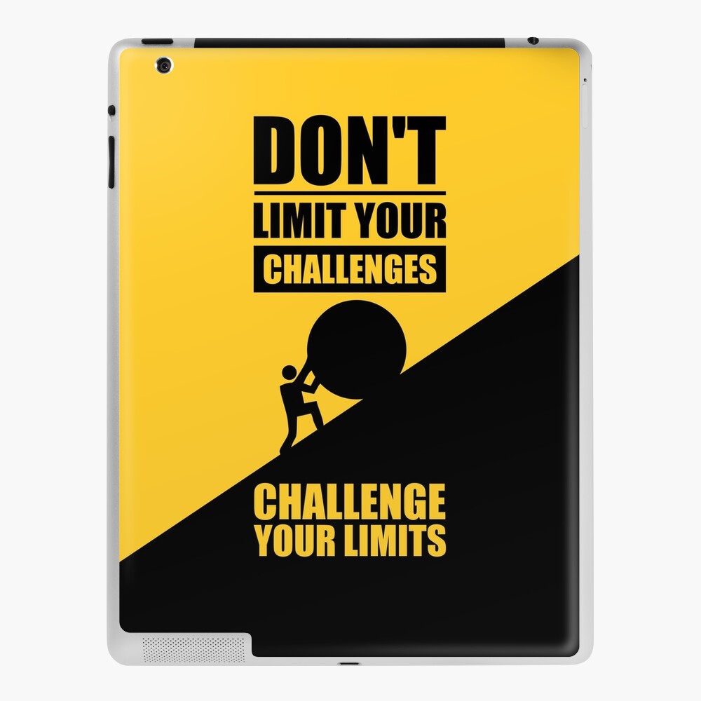 Fitness body man - Don't limit your challenges, challenge your