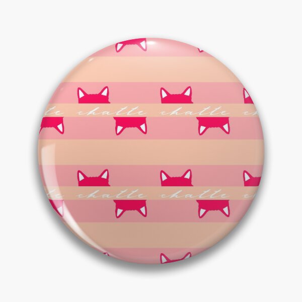 Item preview, Chatte the cat | Stripes Pattern designed and sold by cluelesspaula.