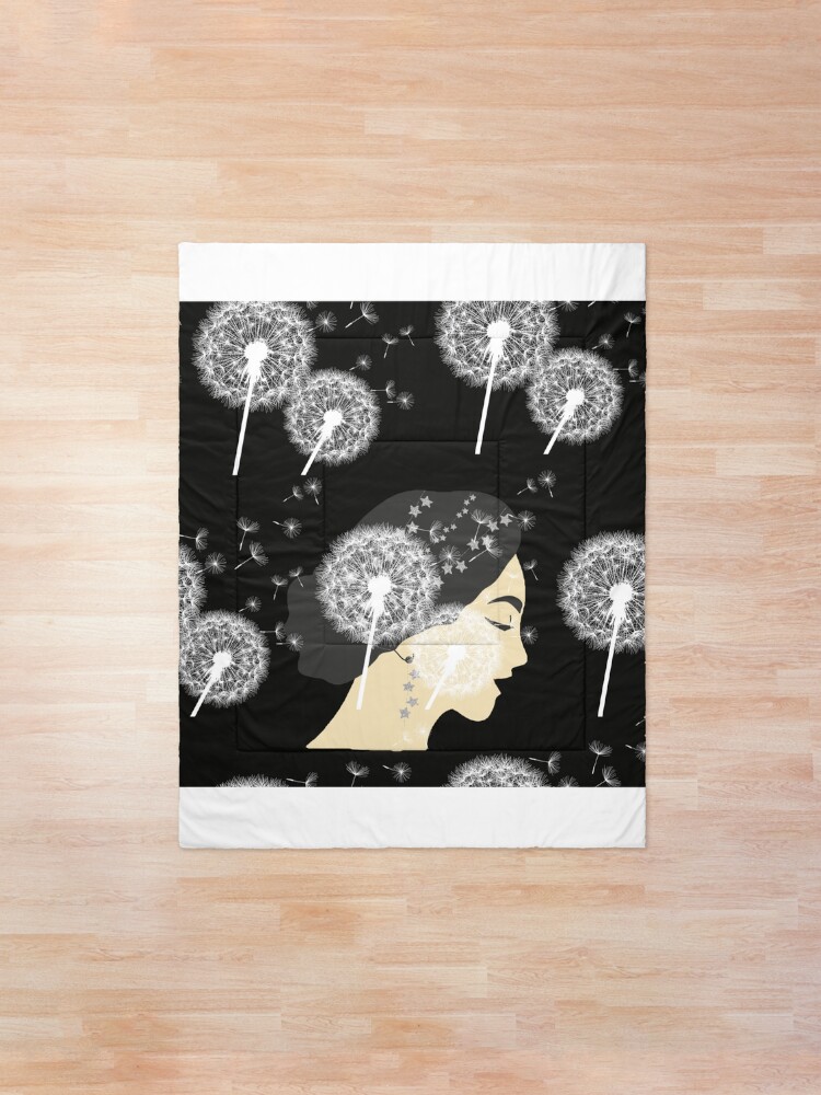 Alternate view of The Dandelion Queen Comforter