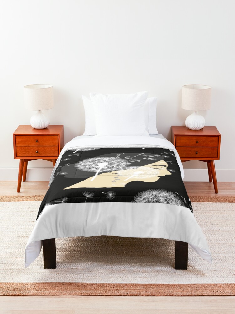 Alternate view of The Dandelion Queen Comforter