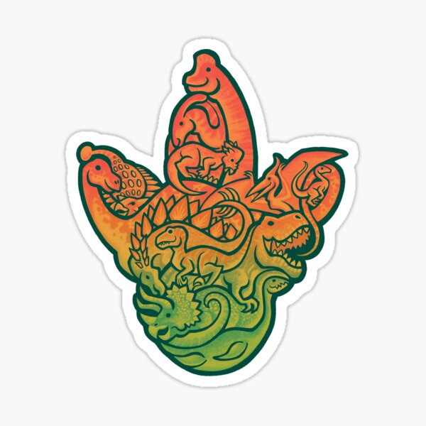 Item preview, Prehistoric Print : Green designed and sold by Wayne Minnis.