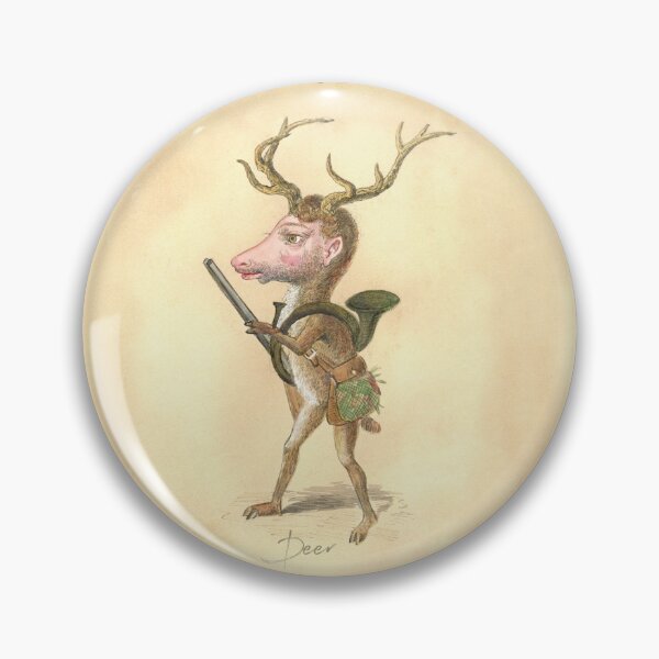 Item preview, Charles Briton: The Deer Hunter with horn and gun, 1873 designed and sold by ebrawne.
