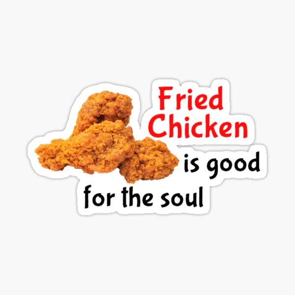 Fried Chicken Stickers Redbubble - kfc fried chicken roblox