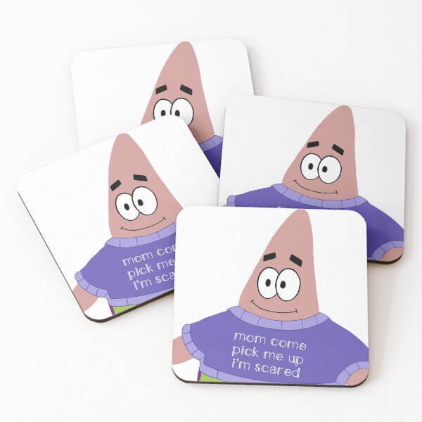 Item preview, “Mom Come Pick Me Up I’m Scared” - Patrick Star designed and sold by alainakozyart.