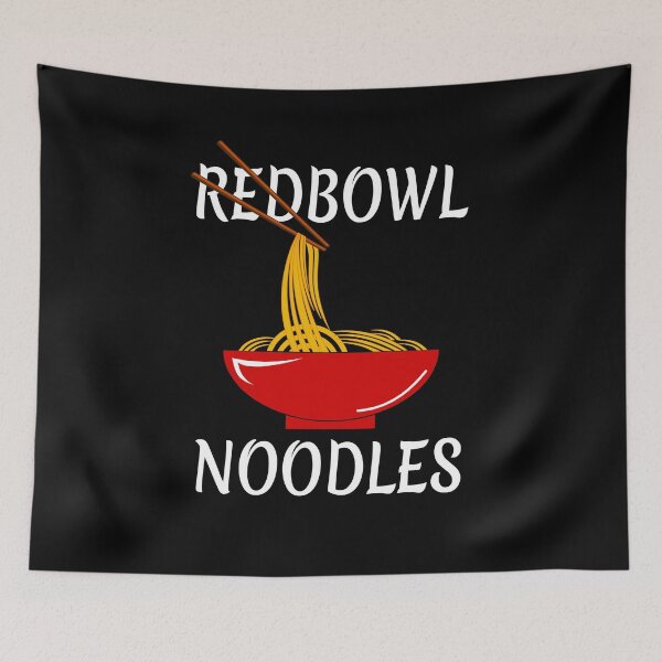 Item preview, Red Bowl Noodles Design, Funny RedBowl Chopsticks Ramen Kawaii Gift designed and sold by PrintOfi.