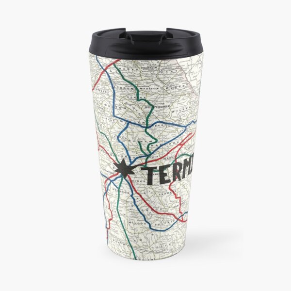 The Walking Dead - Terminus Map Travel Mug