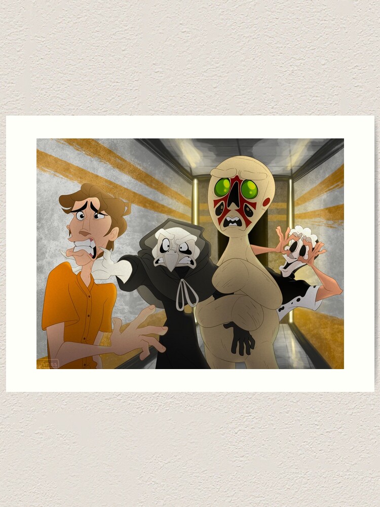 SCP Containment Breach (Disney) Art Print for Sale by SimpleMate