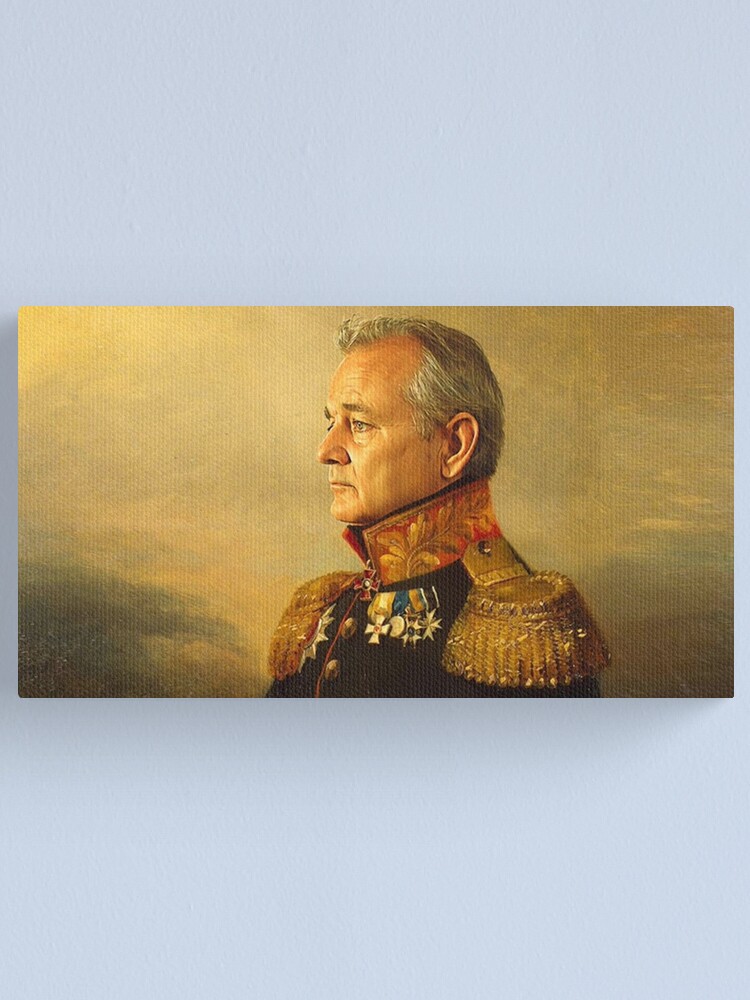 Alternate view of General Bill Murray classic painting Canvas Print