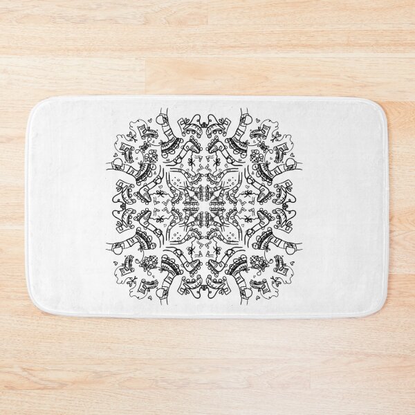 Item preview, Rollerblading Mosaic Mandala designed and sold by Hotanist.