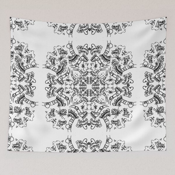 Item preview, Rollerblading Mosaic Mandala designed and sold by Hotanist.