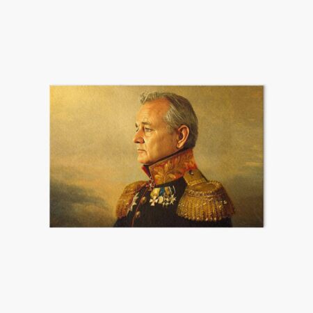 General Bill Murray classic painting Art Board Print
