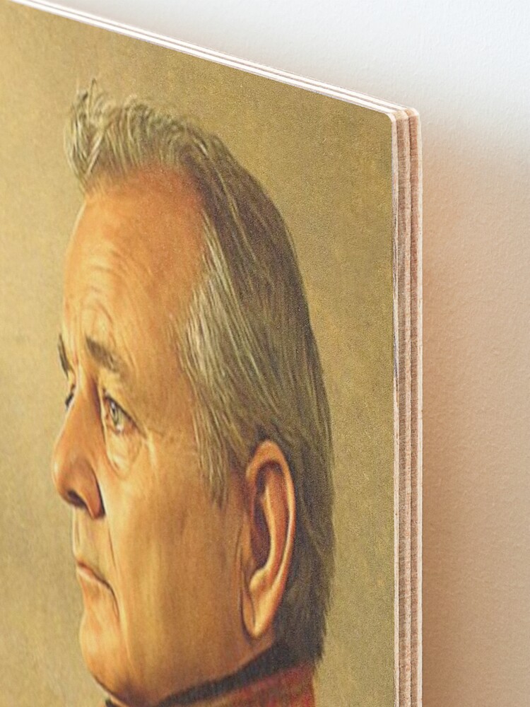Alternate view of General Bill Murray classic painting Mounted Print