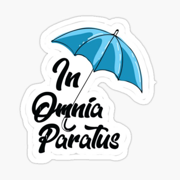 In Omnia Paratus Stickers Redbubble