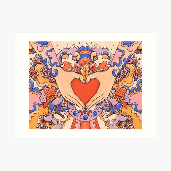 Love in Your Hands Art Print
