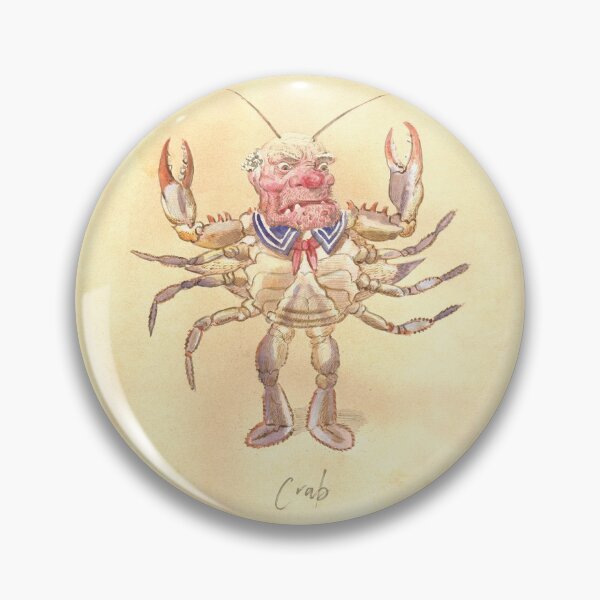 Item preview, Crabby Crab ready to pinch by Charles Briton circa 1873 designed and sold by ebrawne.