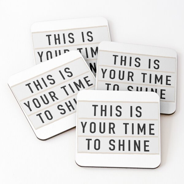 Item preview, “This Is Your Time To Shine” - Light Board Box Quote designed and sold by alainakozyart.