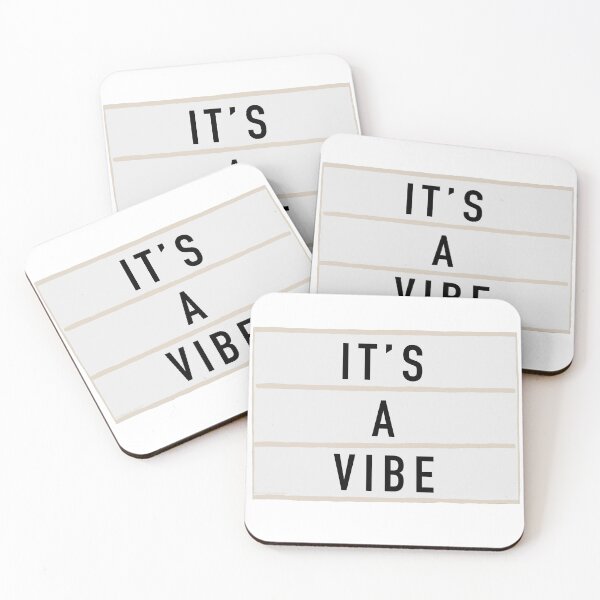 Item preview, “It’s A Vibe” Light Board Box Quote designed and sold by alainakozyart.