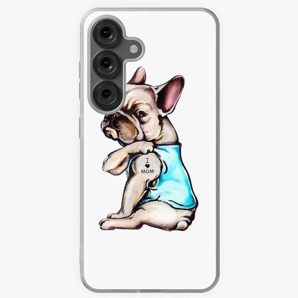 Item preview, French Bulldog I Love Mom Tattoo - Bulldog Mom designed and sold by kit189.