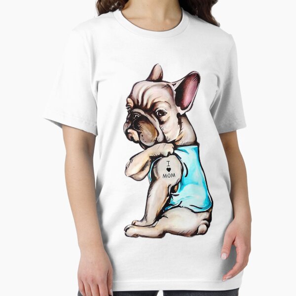 Item preview, French Bulldog I Love Mom Tattoo - Bulldog Mom designed and sold by kit189.