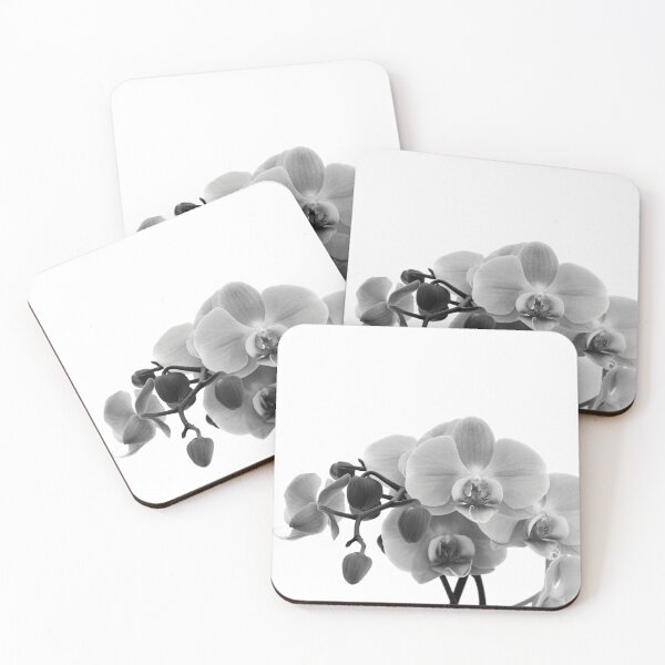 Item preview, Orchids Black & White designed and sold by Elenia Design.