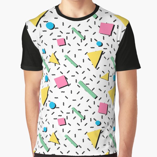 Item preview, colorful 90's geometry pattern designed and sold by asymmetrickid.